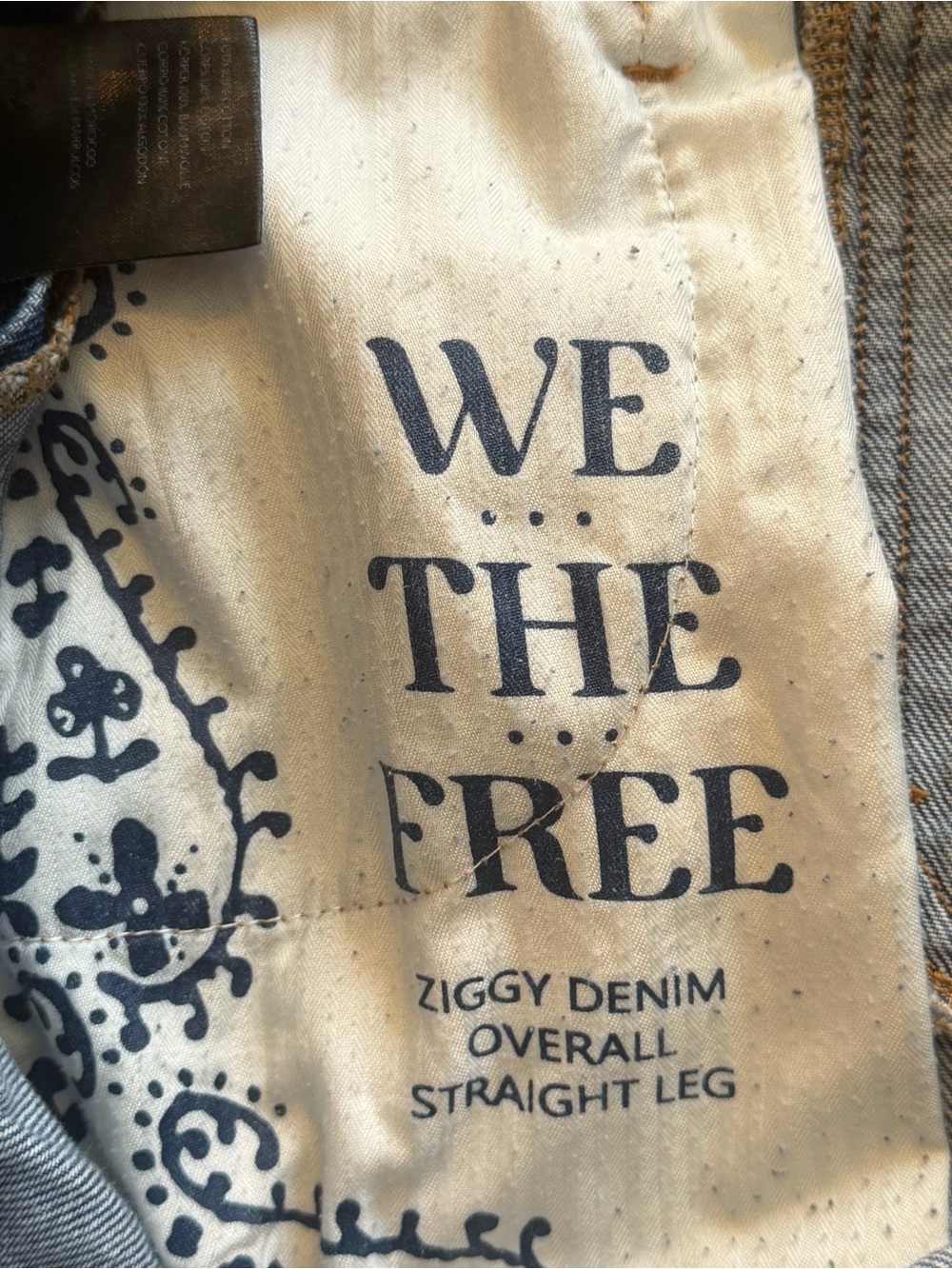 Free People We the Free Ziggy Slouchy Denim Overalls XS Boho
Straight Leg - Picture 7 of 8